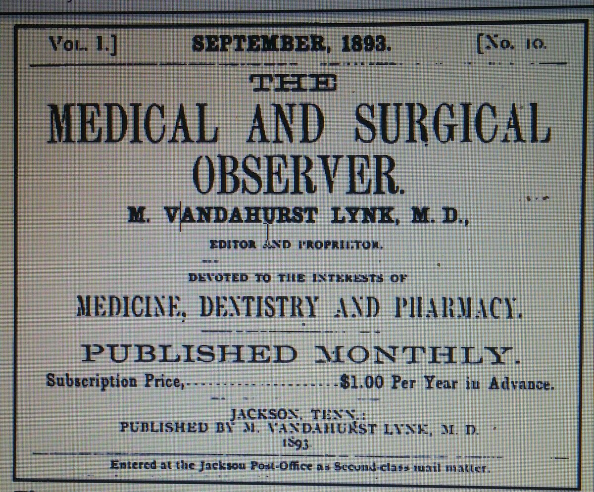 Medical Observer The Medical & Surgical Observer: The First Medical Journal Focused on ...